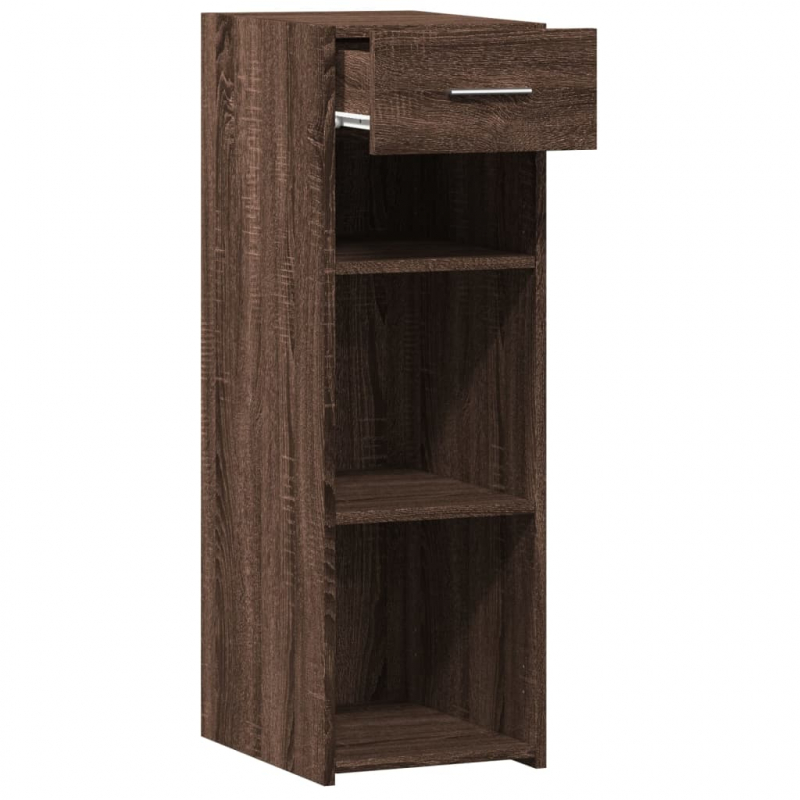 Sideboard Braun Eichen-Optik 30x42,5x93 cm Holzwerkstoff