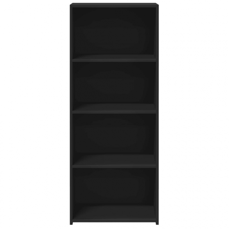 Highboard Schwarz 50x41x124 cm Holzwerkstoff