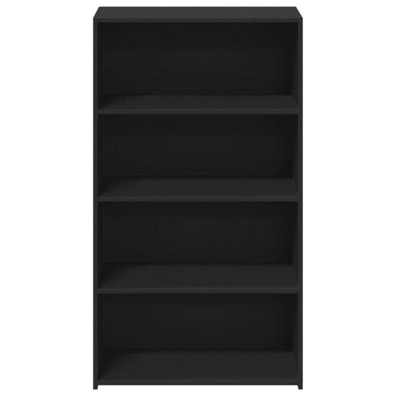 Highboard Schwarz 70x41x124 cm Holzwerkstoff