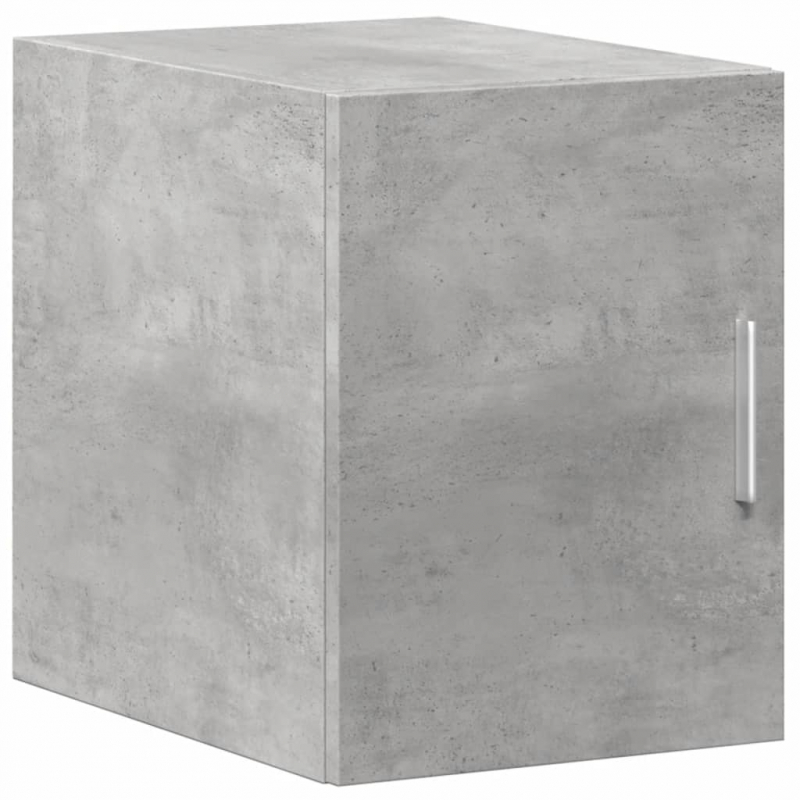 Hochschrank Schmal Betongrau 30x42,5x225 cm Holzwerkstoff