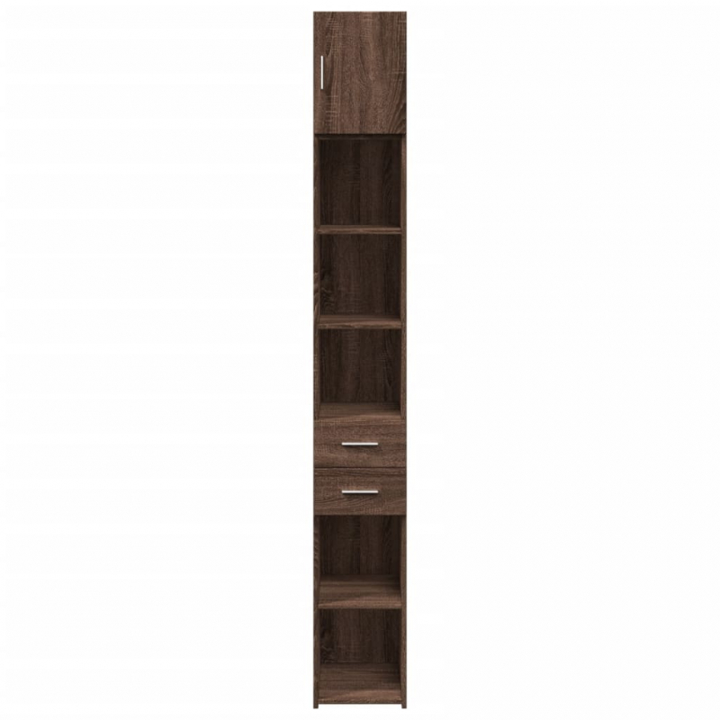 Hochschrank Schmal Eichen-Optik 30x42,5x225 cm Holzwerkstoff