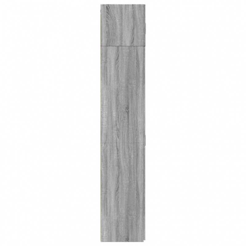 Hochschrank Grau Sonoma 70x42,5x225 cm Holzwerkstoff