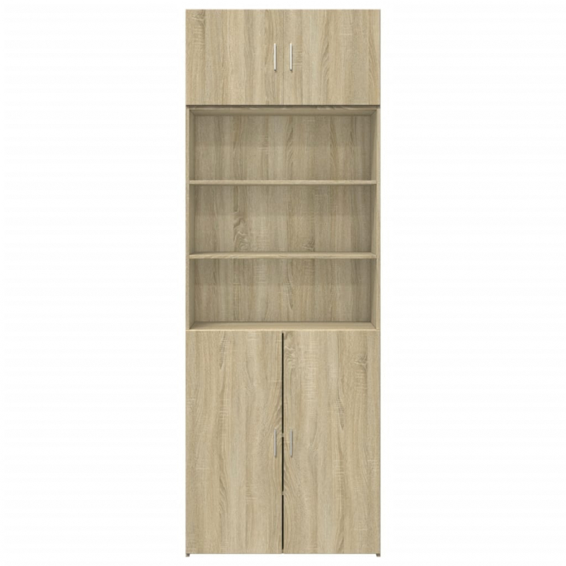 Hochschrank Sonoma-Eiche 80x42,5x225 cm Holzwerkstoff