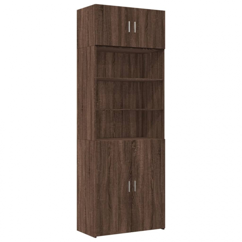Hochschrank Eichen-Optik 80x42,5x225 cm Holzwerkstoff