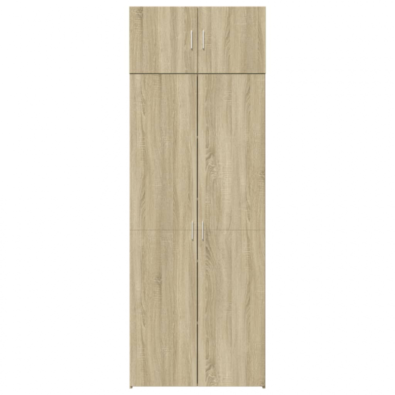 Hochschrank Sonoma-Eiche 80x42,5x225 cm Holzwerkstoff