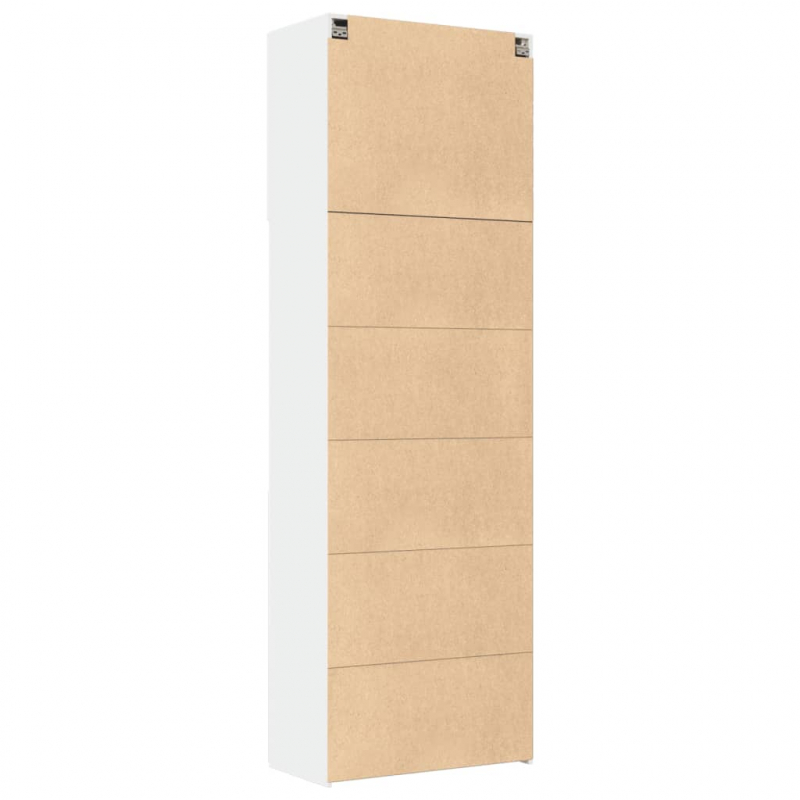 Highboard Weiß 80x42,5x249 cm Holzwerkstoff