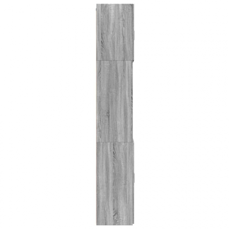 Highboard Grau Sonoma 80x42,5x249 cm Holzwerkstoff