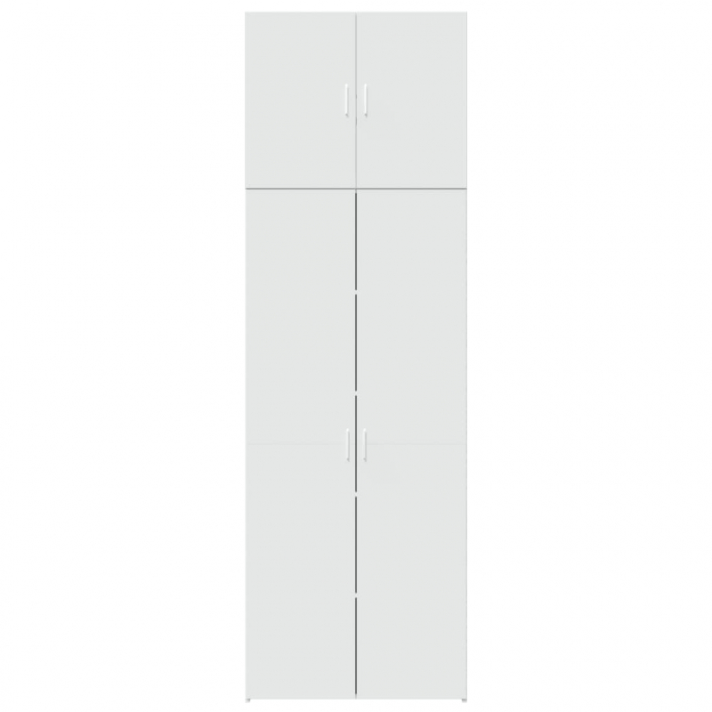 Highboard Weiß 80x42,5x249 cm Holzwerkstoff