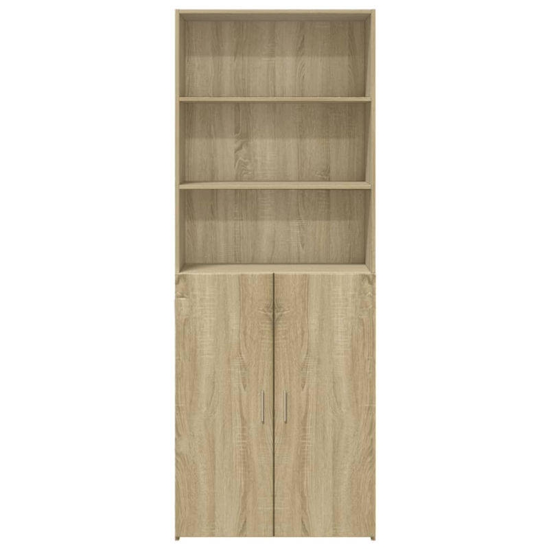 Highboard Sonoma-Eiche 70x42,5x185 cm Holzwerkstoff