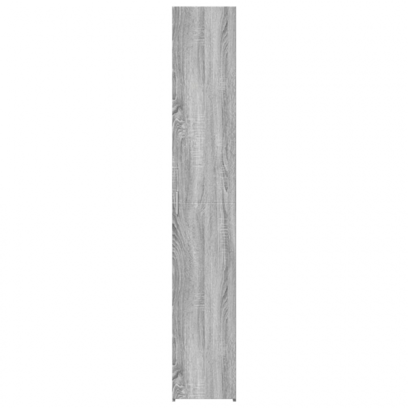 Highboard Grau Sonoma 30x42,5x185 cm Holzwerkstoff
