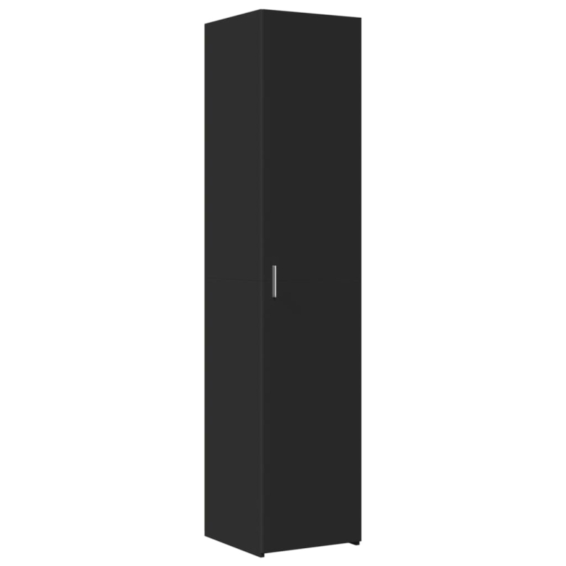 Highboard Schwarz 40x42,5x185 cm Holzwerkstoff