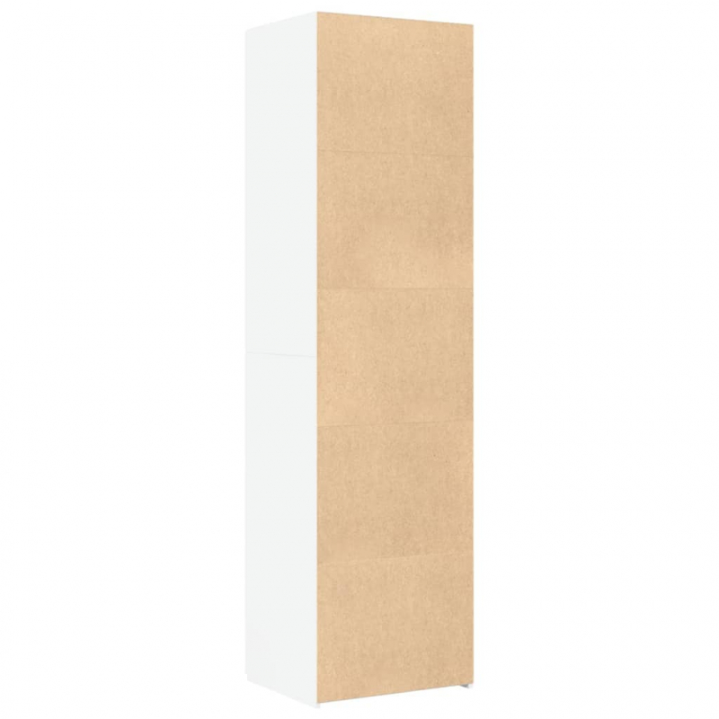 Highboard Weiß 50x42,5x185 cm Holzwerkstoff