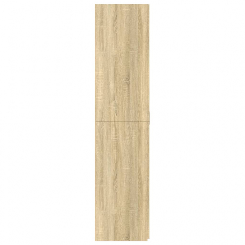 Highboard Sonoma-Eiche 80x42,5x185 cm Holzwerkstoff