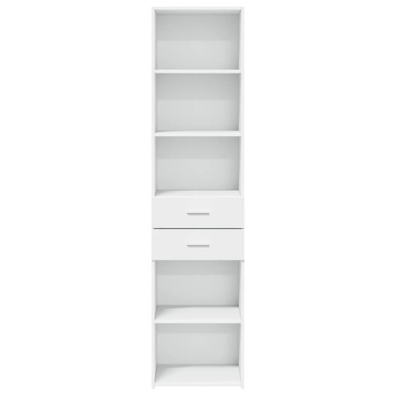 Highboard Weiß 45x42,5x185 cm Holzwerkstoff