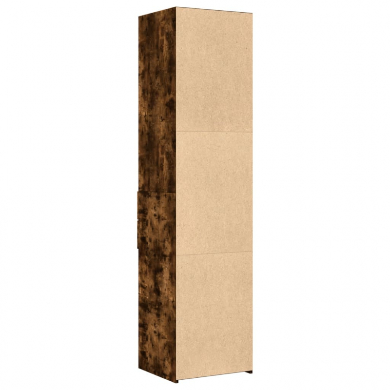 Highboard Räuchereiche 45x42,5x185 cm Holzwerkstoff