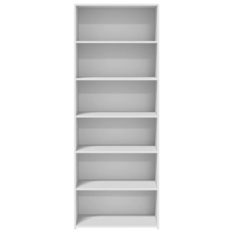 Highboard Weiß 70x41x185 cm Holzwerkstoff