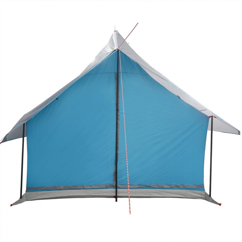 Campingzelt 5 Personen Blau Wasserdicht