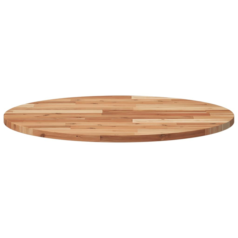 Tischplatte Rund Ø70x2 cm Massivholz Akazie