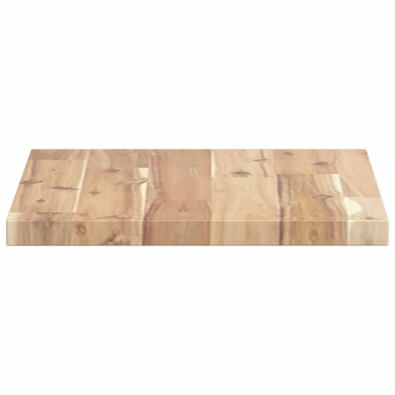 Tischplatte 40x30x2 cm Rechteckig Massivholz Akazie