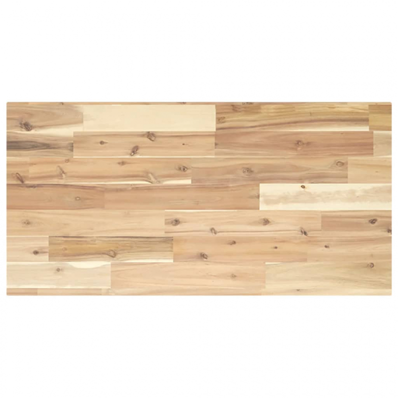 Tischplatte 60x40x2 cm Rechteckig Massivholz Akazie