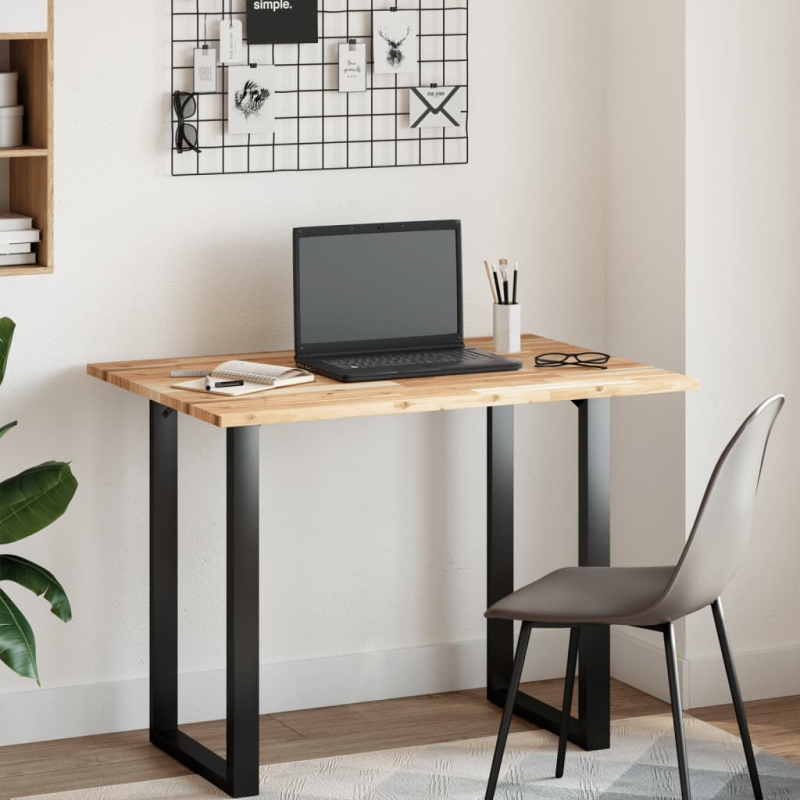 Tischplatte Rechteckig 80x70x2 cm Massivholz Akazie