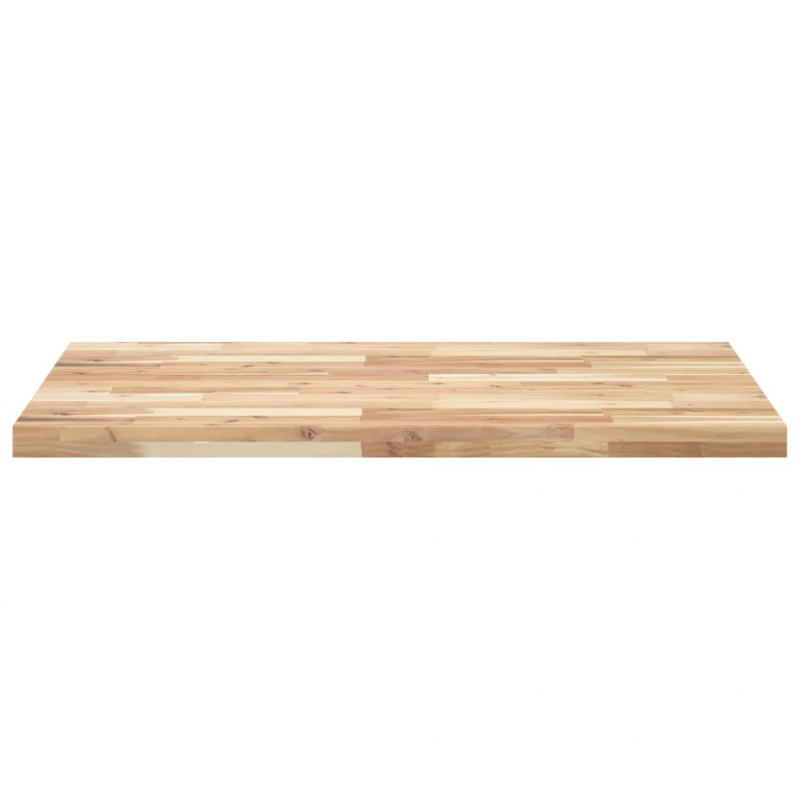 Tischplatte Rechteckig 120x70x4 cm Massivholz Akazie