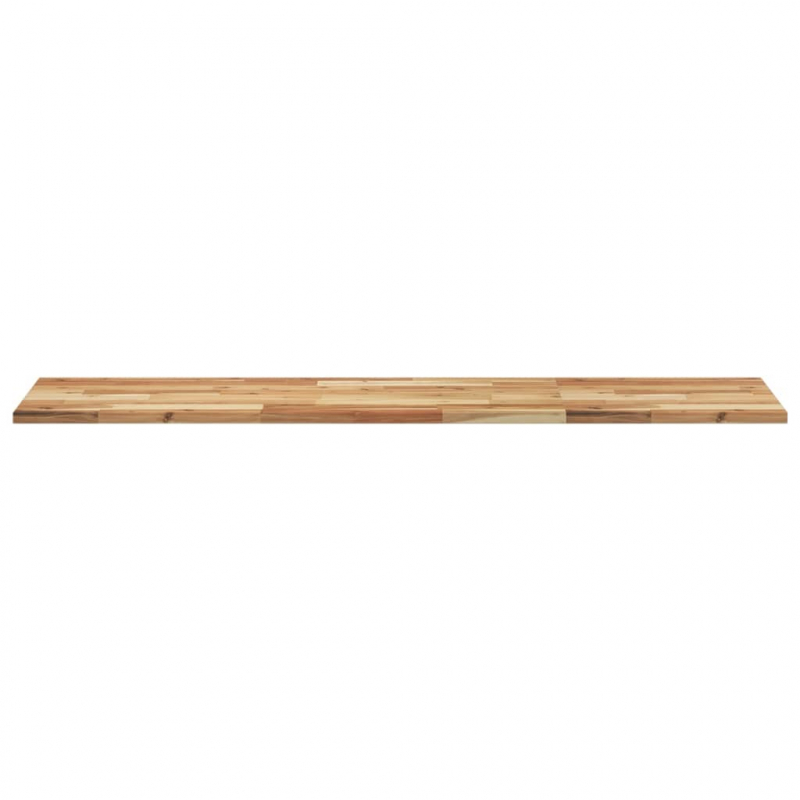 Tischplatte Rechteckig 140x40x2 cm Massivholz Akazie