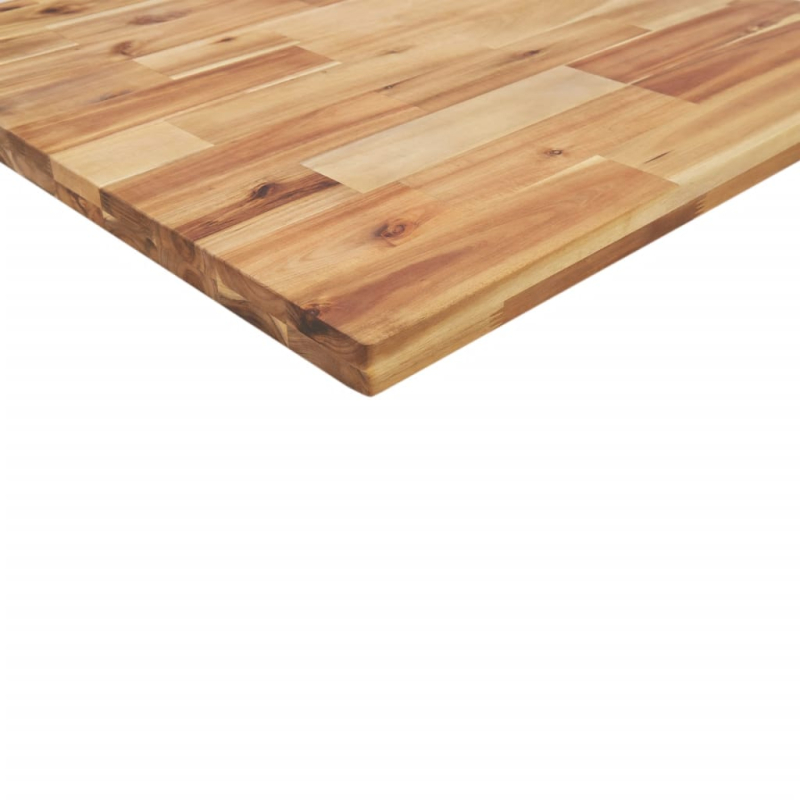Tischplatte 40x30x4 cm Rechteckig Massivholz Akazie