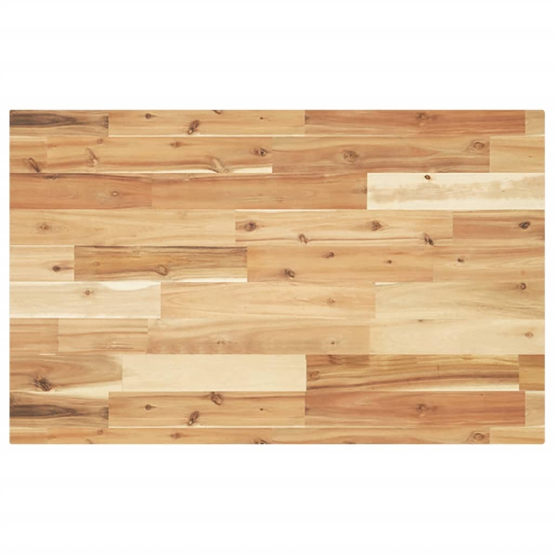 Tischplatte Rechteckig 160x50x4 cm Massivholz Akazie