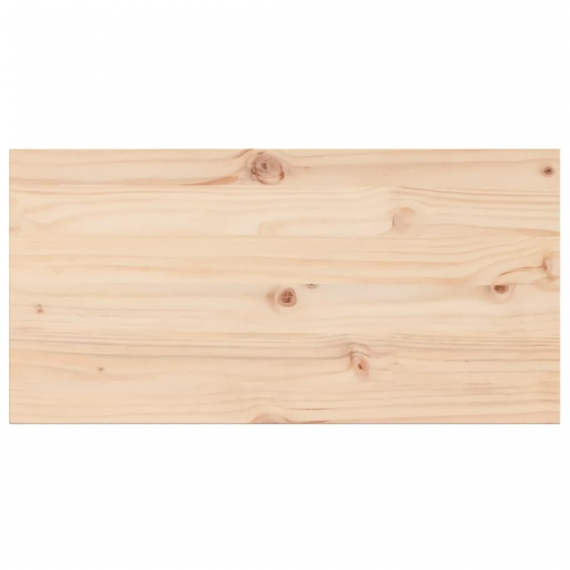 Tischplatten 2 Stk. 90x45x1,7 cm Rechteckig Massivholz Kiefer