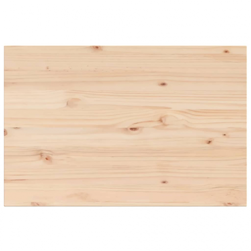 Tischplatten 3 Stk. 80x53x1,7 cm Rechteckig Massivholz Kiefer