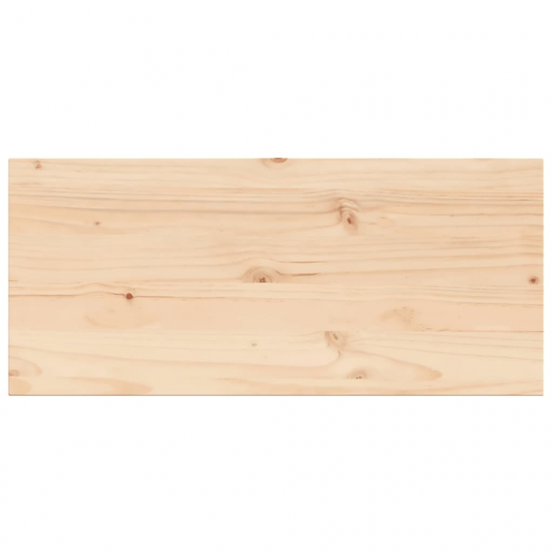 Tischplatte 100x50x2,5 cm Rechteckig Massivholz Kiefer