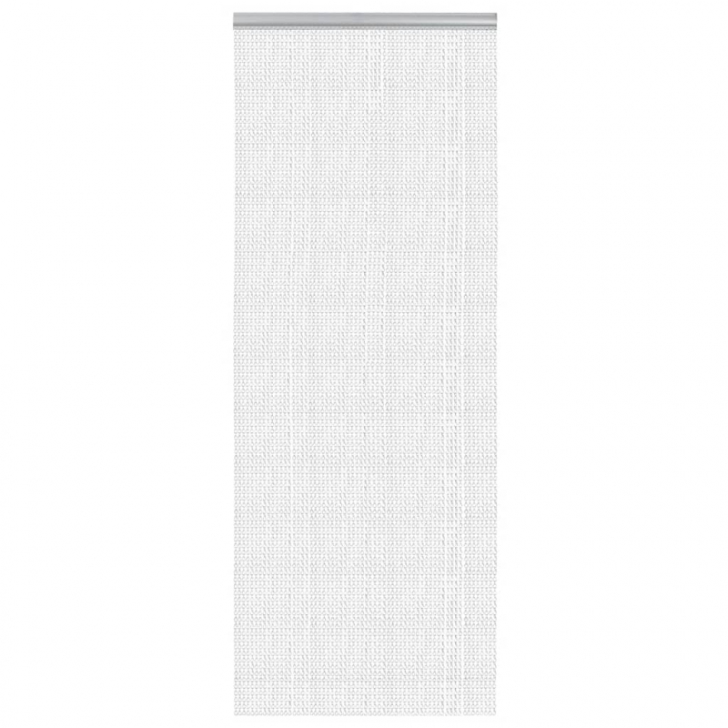 Türvorhang aus Ketten 80x212 cm Aluminium