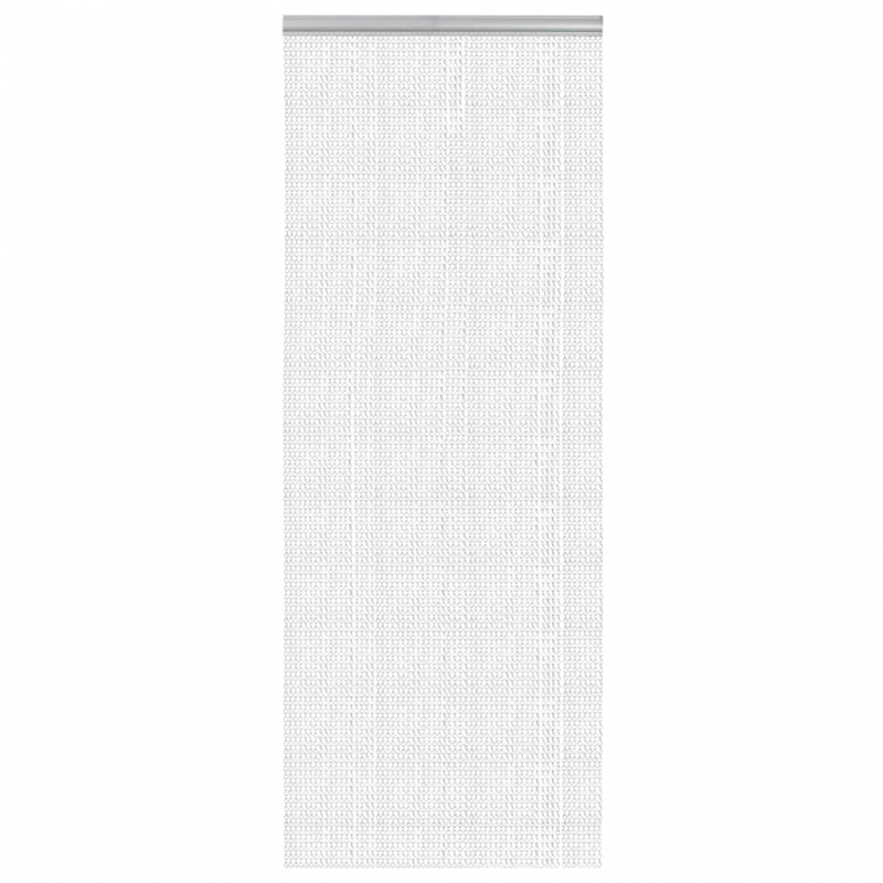 Türvorhang aus Ketten 80x221 cm Aluminium