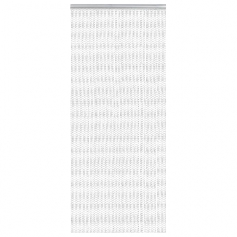 Türvorhang aus Ketten 90x220 cm Aluminium