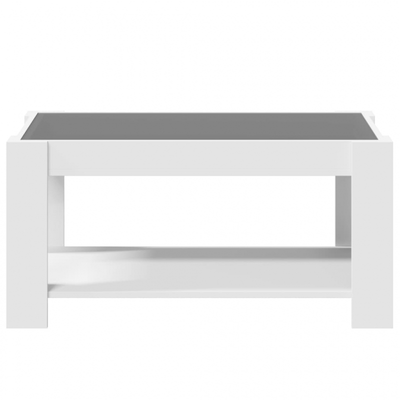 LED-Couchtisch Weiß 93x53x45 cm Holzwerkstoff