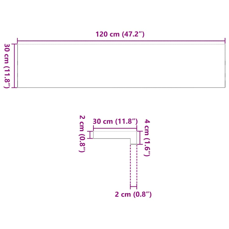 Treppenstufen 12 Stk. Hellbraun 120x30x2 cm Massivholz Eiche