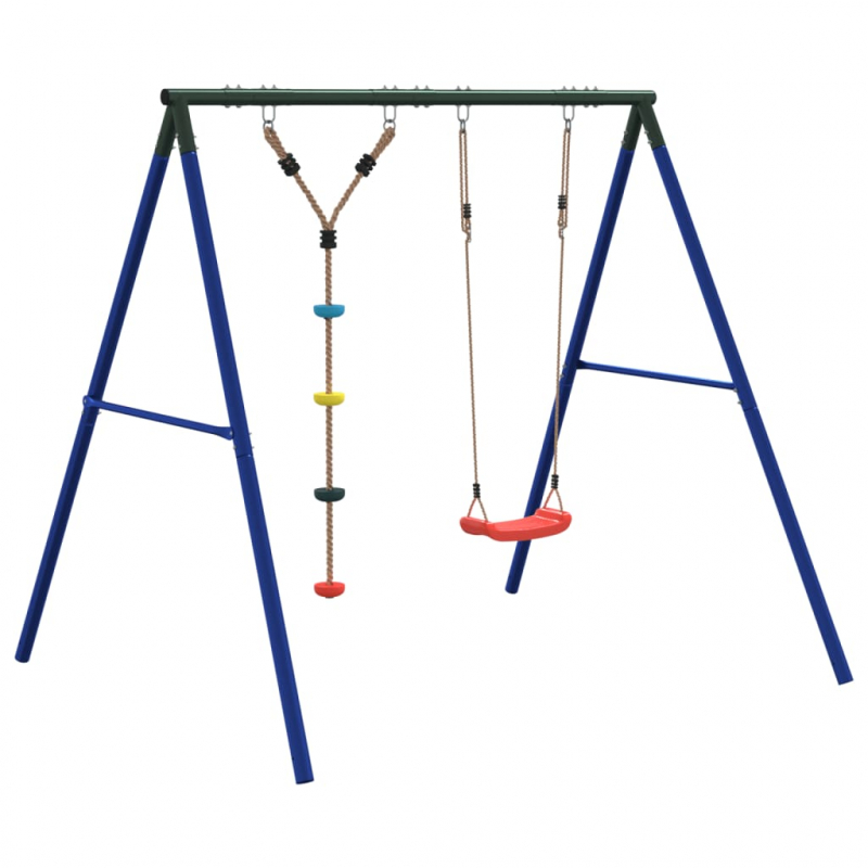 Schaukel-Set mit Schaukelsitz und Kletterschaukel