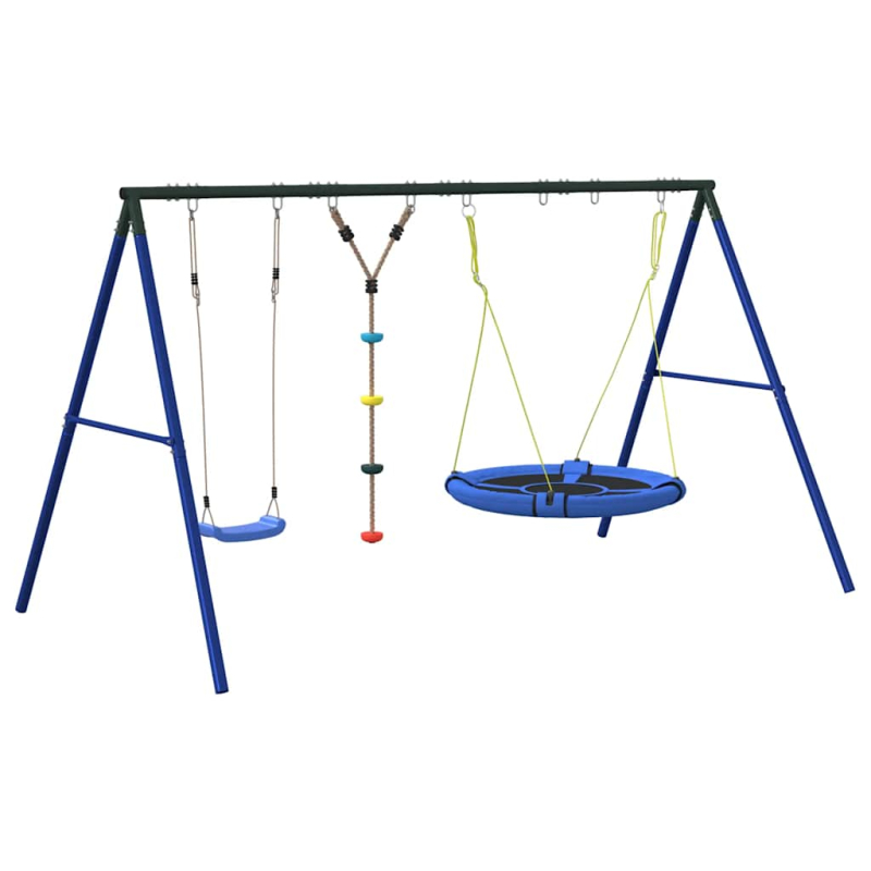 Schaukel-Set mit Schaukelsitz Kletterschaukel und Nestschaukel