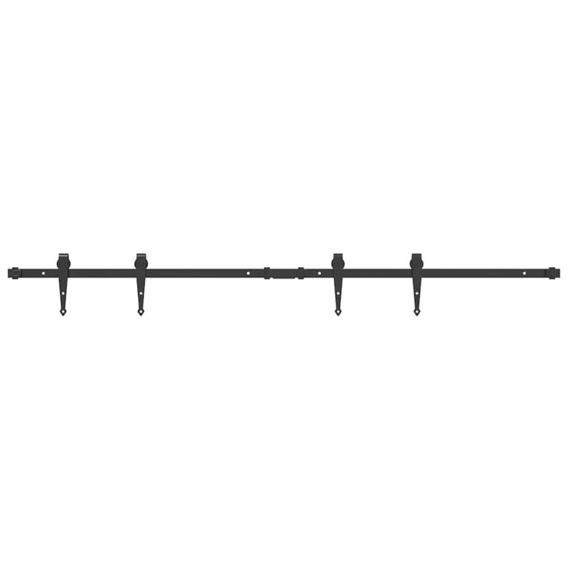 Schiebetürbeschlag Set für Schranktüren 152 cm Karbonstahl