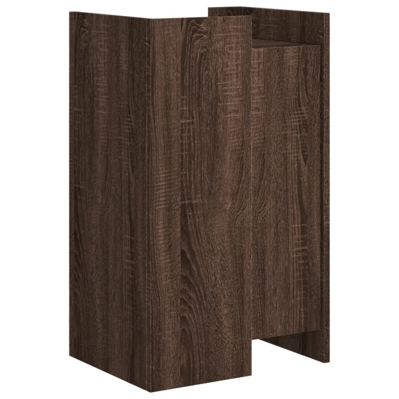 Sideboard Braun Eichen-Optik 45x35x75 cm Holzwerkstoff