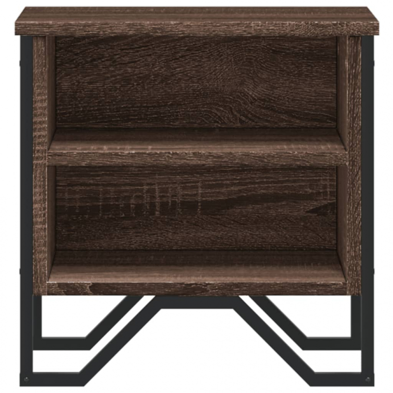Nachttische 2 Stk. Eichen-Optik 40x30x40 cm Holzwerkstoff