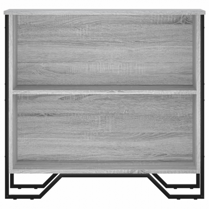 Bücherregal Grau Sonoma 80x31x74,5 cm Holzwerkstoff