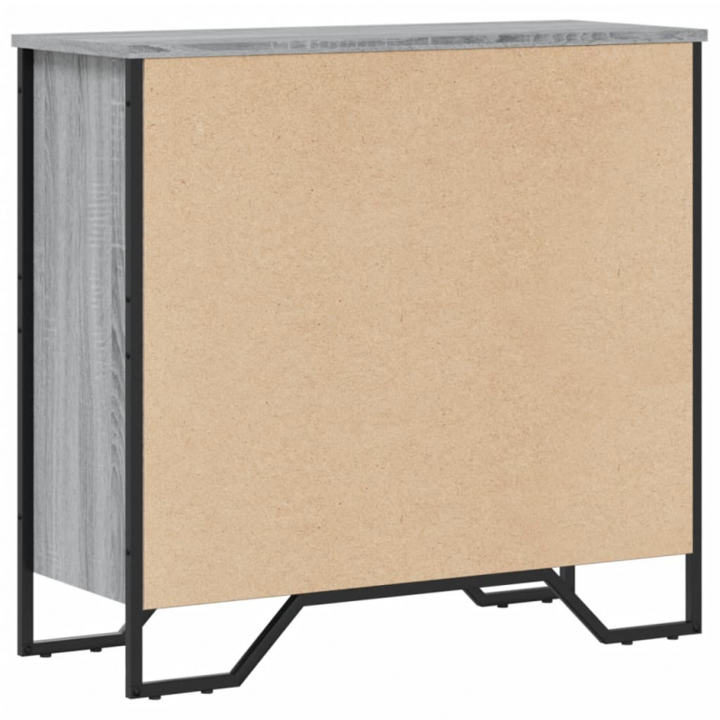 Bücherregal Grau Sonoma 80x31x74,5 cm Holzwerkstoff