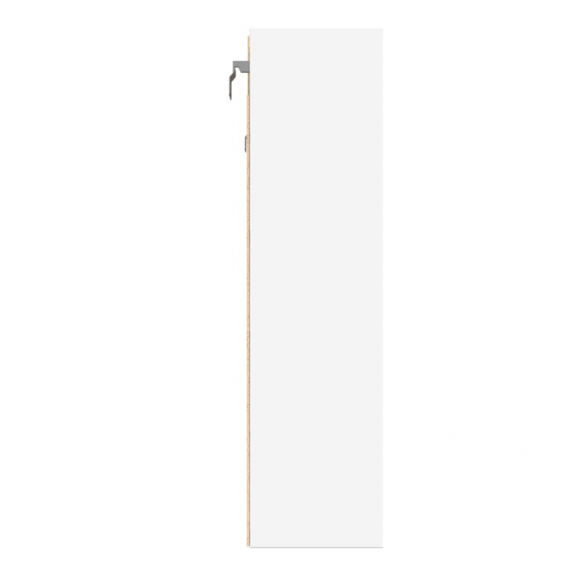 Vitrinenschrank Weiß 100x15x58 cm Holzwerkstoff