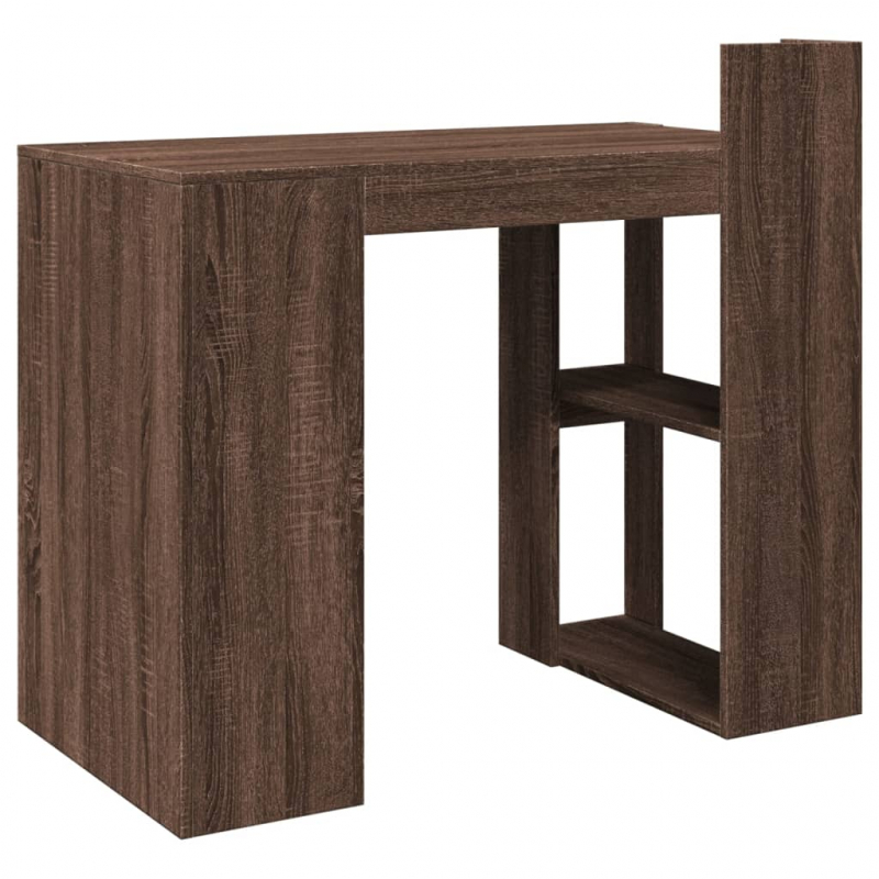 Schreibtisch Braun Eichen-Optik 103,5x56,5x94 cm Holzwerkstoff