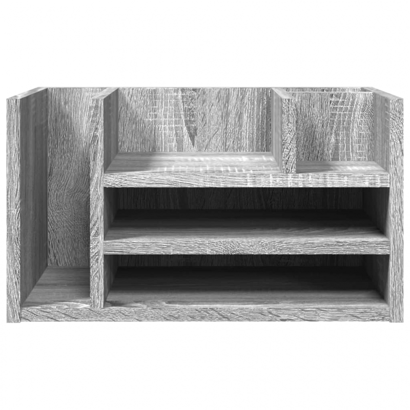 Schreibtisch-Organizer Grau Sonoma 44,5x24x25 cm Holzwerkstoff