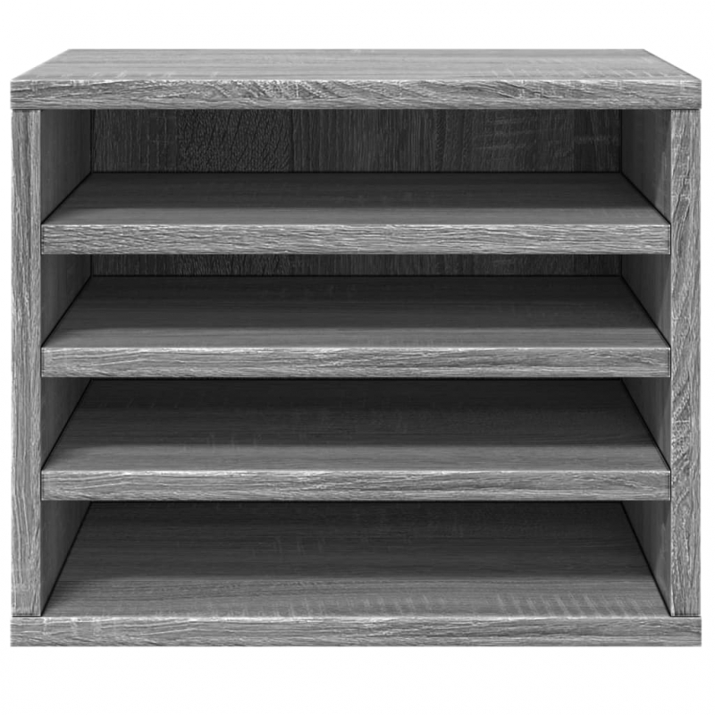 Schreibtisch-Organizer Grau Sonoma 36x26x29,5 cm Holzwerkstoff