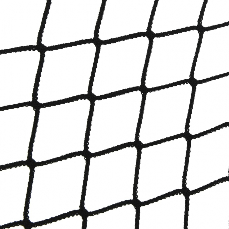 Anhängernetz mit Gummiseil Schwarz 4x3 m PP