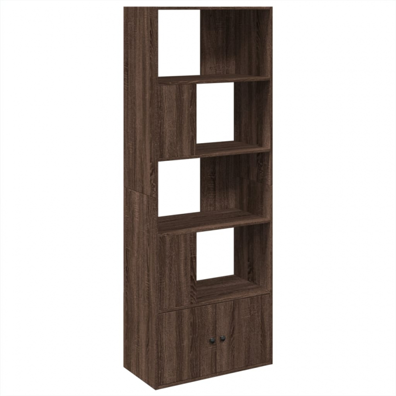 Bücherregal Braun Eichen-Optik 70x36x189 cm Holzwerkstoff